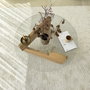 Hanah Home Mia Mesa de centro Roble y Transparente